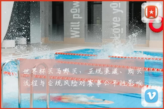 世界杯买马哪买，正规渠道、购买流程与合规风险对赛事公平性影响
